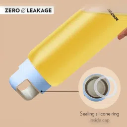 borosil ?Borosil Water Bottle For Hot & Cold Water Set of 2 (Blue, ?750 ml) image 5