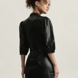 Elle Black Fitted Dresses image 2