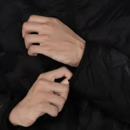 celio Celio* Black Regular Fit Quilted Jacket image 5