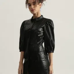 Elle Black Fitted Dresses image 3