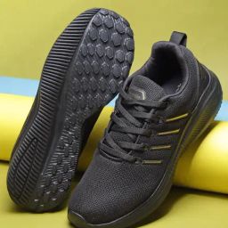 Action Men's Black Running Shoes-picture-32