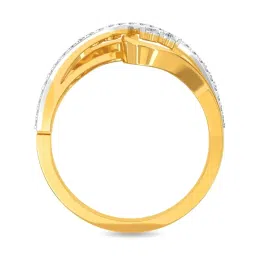 Kisna Diamond & Gold Jewellery Rae 14k (585) Diamond & Gold Ring For Women image 5