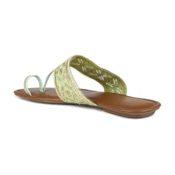 Inc.5 Women's Green Toe Ring Sandals image 5