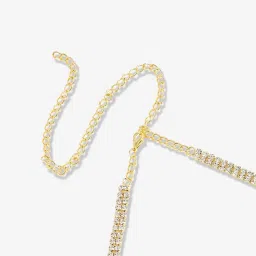 Sohi silver plated designer party necklace for women image 5