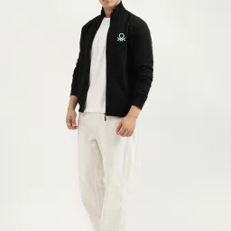 United Colors of Benetton Blue Pure Cotton Slim Sweatshirt image 5