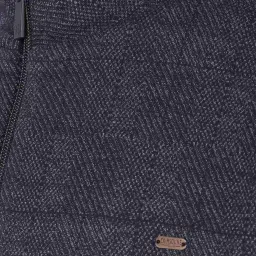 Crimsoune Club Navy Regular Fit Checks Sweatshirt image 5