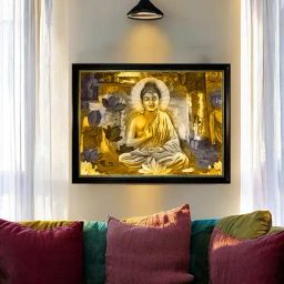 Art Street Yellow Synthetic Wood Wall Art For Home D¿cor-picture-23
