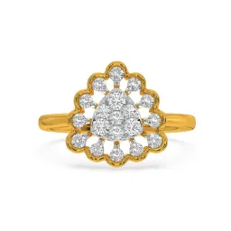 Kisna Diamond & Gold Jewellery Lennon 18k (750) Diamond & Gold Ring For Women image 5