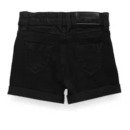 U.S. Polo Assn. Kids Black Solid Shorts image 2