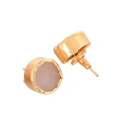 VOJ One Gram Gold Plated Stone Studded Necklace and Earrings Set for Women image 5