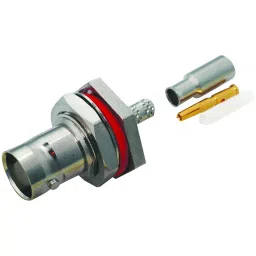 AMPHENOL RF RF Connectors RF/COAXIAL, BNC BULKHEAD JACK STR 50 OHM CRIMP, 112517-picture-22