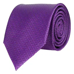 CALIXTO Men Pack Of 3 Woven Design Broad Tie image 3