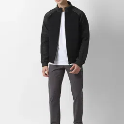 Louis Philippe Black Regular Fit Jacket image 5
