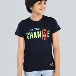 3PIN Boys Navy Cotton Printed T-Shirts-picture-40