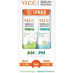 VLCC Acne Defence Tulsi for AM & Hydra Nourish Aloe Vera for PM Face Wash Combo-picture-11