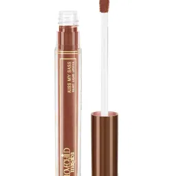 LoveChild Masaba Kiss My Sass Velvet Liquid Lipstick M Just A Girl (Reddish Brown) - 3.5 gm-picture-15