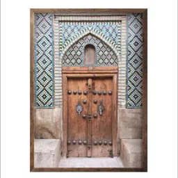 Indian Classic Art Multicolor Canvas Abstract Wall Art image 2