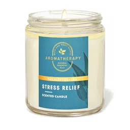 Bath & Body Works Eucalyptus Tea Single Wick Candle with Essential Oils 198 g-picture-28