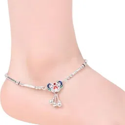AamNa Enterprises Silver-Plated Anklet-image-58
