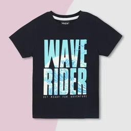 max Boys Pack of 5 Graphic Printed T-shirt image 4