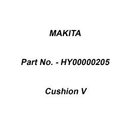 Makita Cushion V Suitable For AF506, Part No HY00000205-picture-29