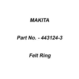 Makita Felt Ring Size 17 mm Suitable For GD0600, Part No 443124-3-picture-39