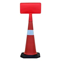 Ladwa 750 mm Road Traffic Safety Cone with Sign Plate-picture-15