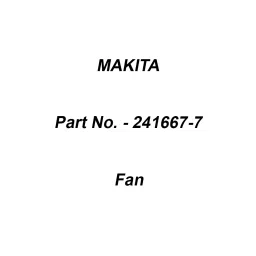 Makita Fan Suitable For MT370, Part No 241667-7-picture-26