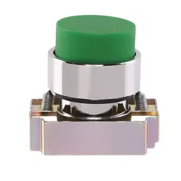 C&S Electric Projecting Push Button with Carrier & Without Contact Elements Metallic Range Green, RCB2-BL3-image-97