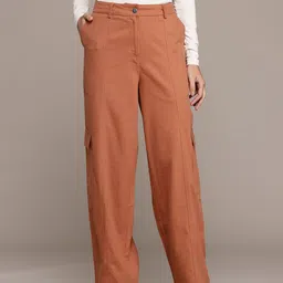 Roadster Women High-Rise Cargos Trousers-picture-34
