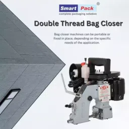 Smart Pack Double Thread/Chain Stitch Bag Closer Sewing Machine image 2