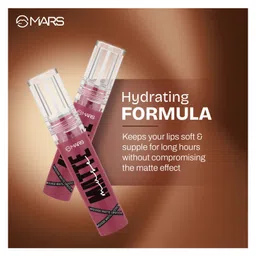 MARS Matte Muse Mousse Lipstick (3ml) (16-Chic Beauty) with Doe-Foot Applicator image 3