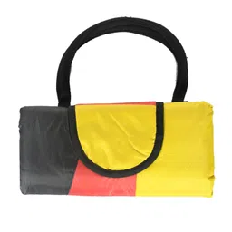 Kuber Industries Shopping Bag For GroceryParachute Foldable Shopping Bag Bag for Vegetables,Fruits With Front Side Money & Zipper Pocket,Assorted, image 4