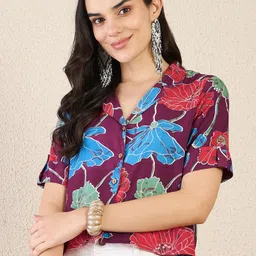 Anouk Rustic Floral Print Top-picture-30