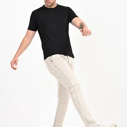 Native Bull Men Classic Slim Fit Mid-Rise Light Fade Stretchable Jeans image 5