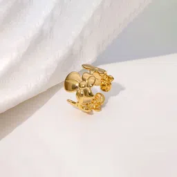 Designs & You Gold-Plated Anti Tarnish Finger Ring-picture-28