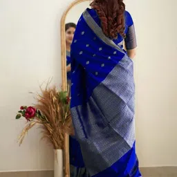 Lookmark Ethnic Motifs Woven Design Banarasi Saree image 2