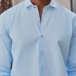 Zeyo Men Relaxed Fit Cutaway Collar Long Sleeves Casual Shirt image 2