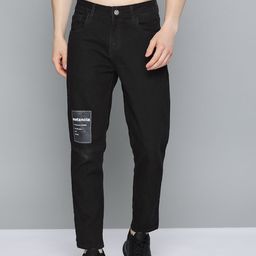 Kook N Keech Men Black Printed Detail Stretchable Jeans-picture-28