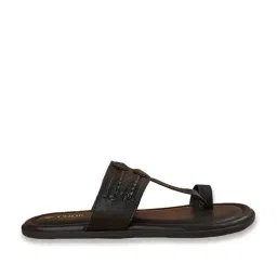 Code By Lifestyle Men's Black Toe Ring Sandals-picture-33