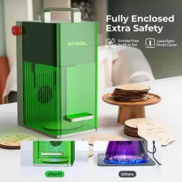XTOOL F1-Lite High Speed Laser Engraver Portable, Light Green image 3