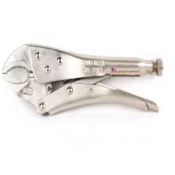 Malfah Enterprises Hanbon Professional Curved Jaw Locking Plier with Round Nose, 72101 image 2