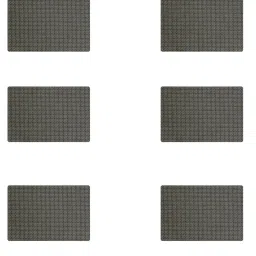 Freelance Grey Leather Set of 6 Placemats image 5