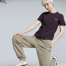 Puma Purple Plain Sports T-Shirt image 5