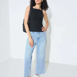 Sf Jeans By Pantaloons Black Beauty Slim Fit Top image 5