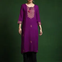Jaipur Kurti Purple Kurtakurtis-picture-15
