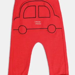 MINIKLUB Kids Red Printed Joggers image 2