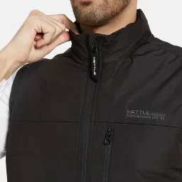 Mettle Black Regular Fit Jacket image 5