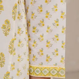 Jaypore Multicolour Block Printed Straight Fit Kurta image 5