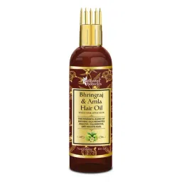 Oriental Botanics Bhringraj & Amla Hair Oil With Comb - 100 ml-image-84